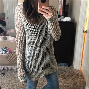 Silence +noise Crochet sweater